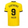 Borussia Dortmund Sebastien Haller #9 Hjemmedrakt 2023-24 Kortermet